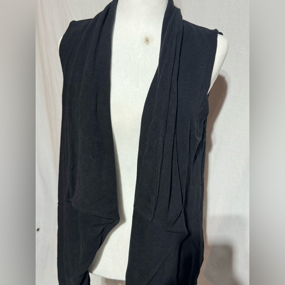 Calvin Klein Performance Black Draped Sweater Vest Size L - Picture 3 of 7
